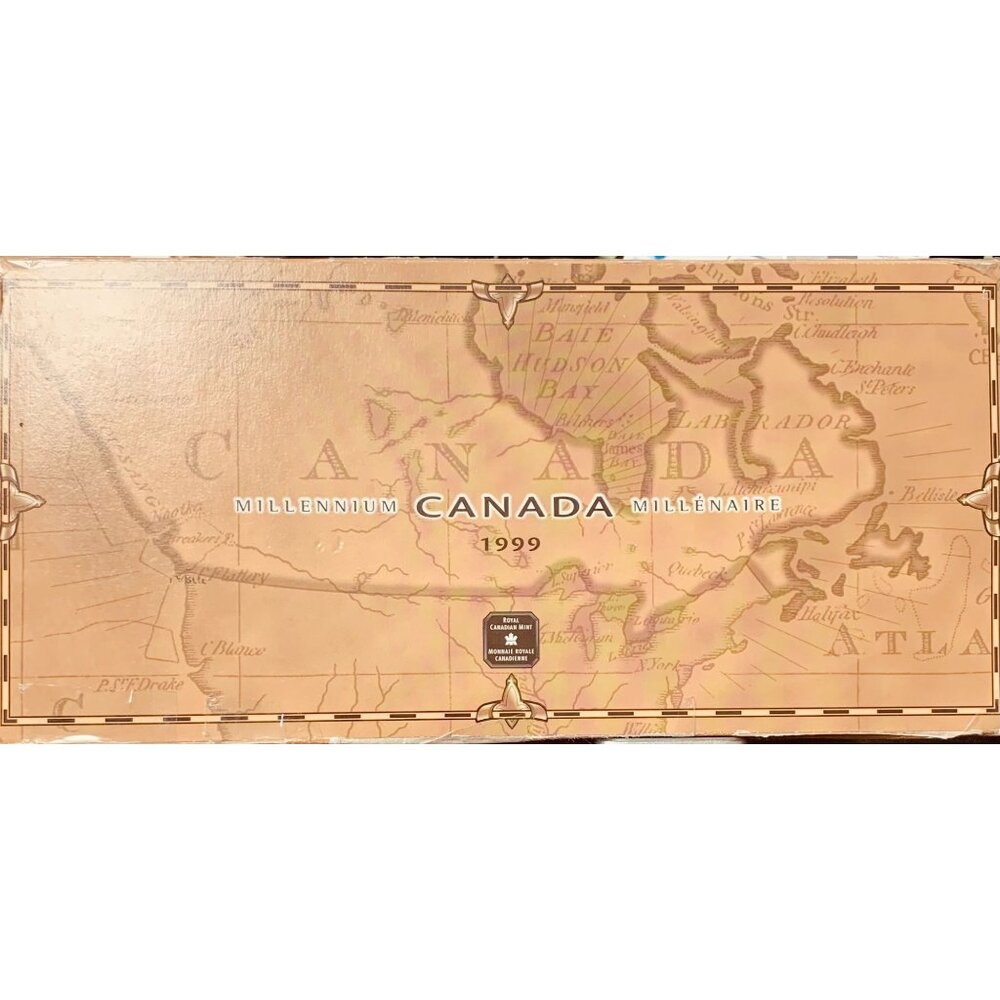 Millennium Canada 1999 Royal Canadian Mint Coin Set With Collectors Box